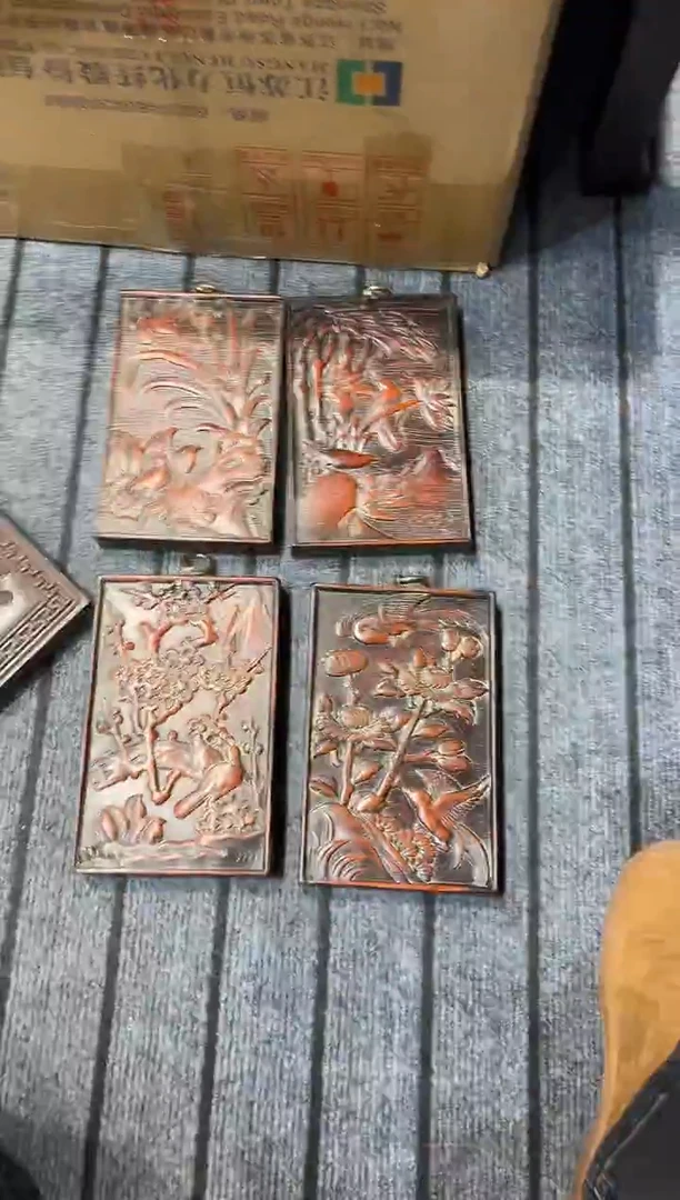 木紫檀雕刻一物一拍