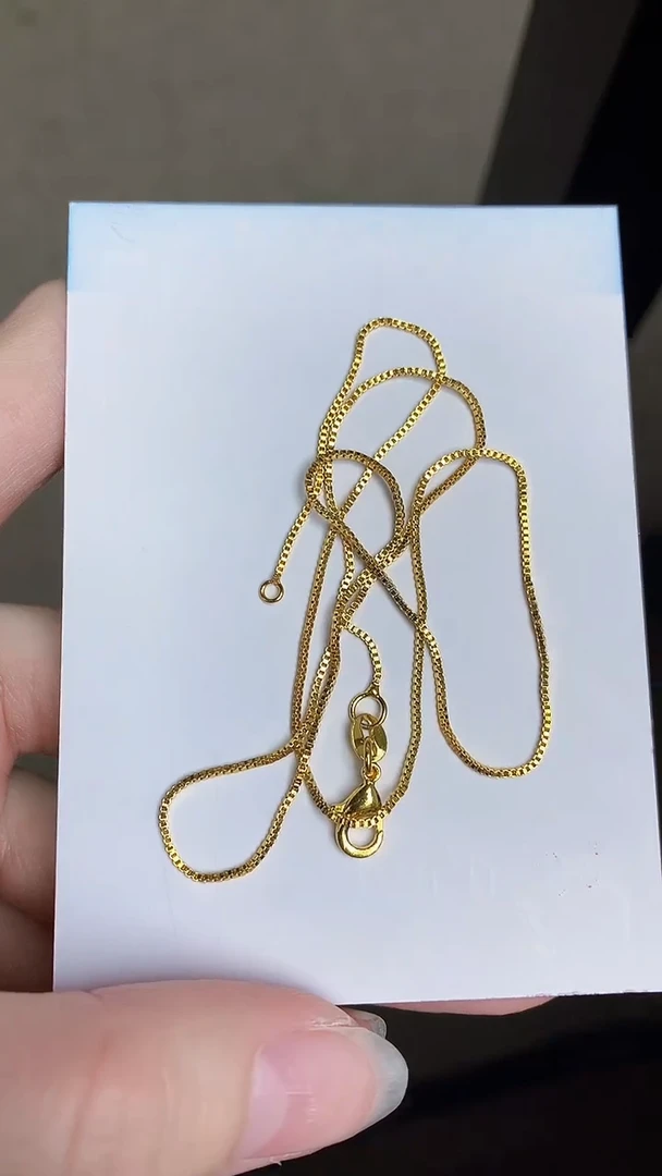 【闪购商品】翡翠颈饰未镶嵌单独合金链子，不包含翡翠