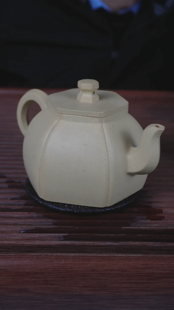 【闪购商品】紫砂茶壶六方段泥壶半手工
