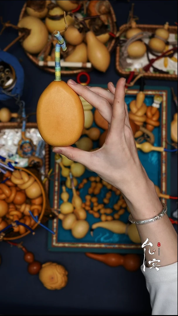 R*6文玩葫芦手把件 冬瓜扁