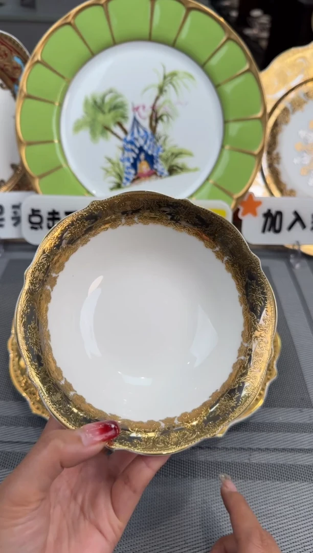 【闪购商品】瓷片6寸水果碗2个正品  买套装福利价