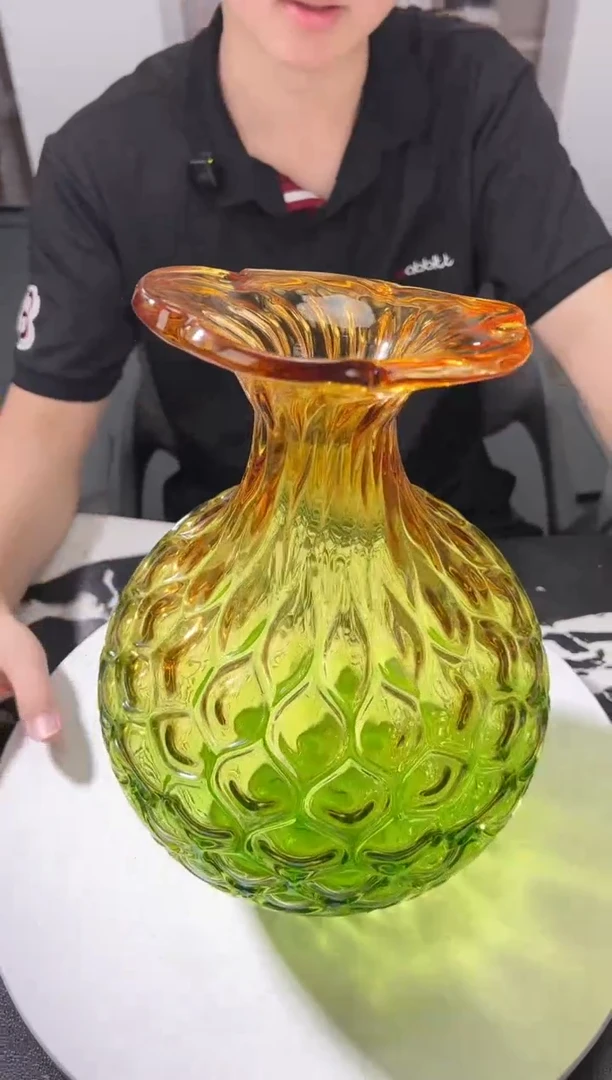 琉璃巴比特美学 孔雀纹中号果盘