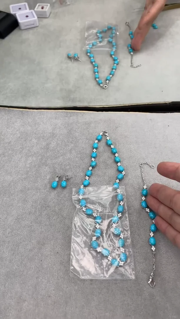 【闪购商品】绿松石套组未镶嵌绿松石套组