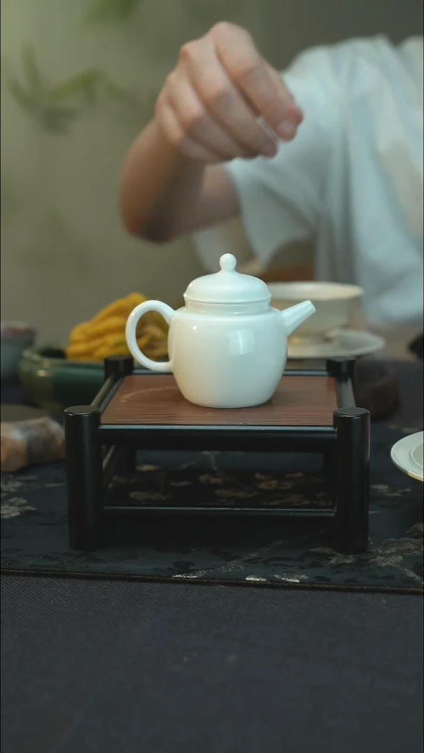 茶具全品 彭州白瓷 壶  120毫升