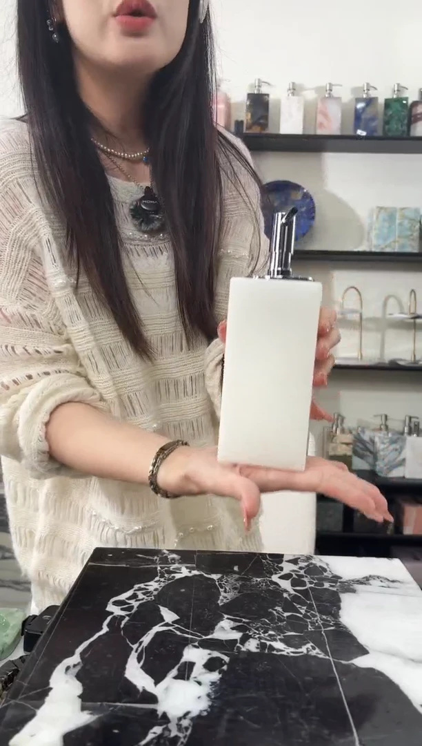石材白玉乳液器002（福）