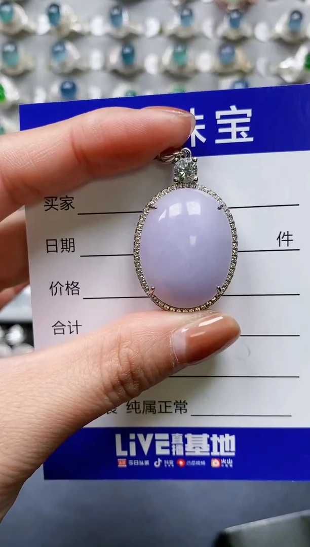 【闪购商品】翡翠颈饰银S925镶嵌0462