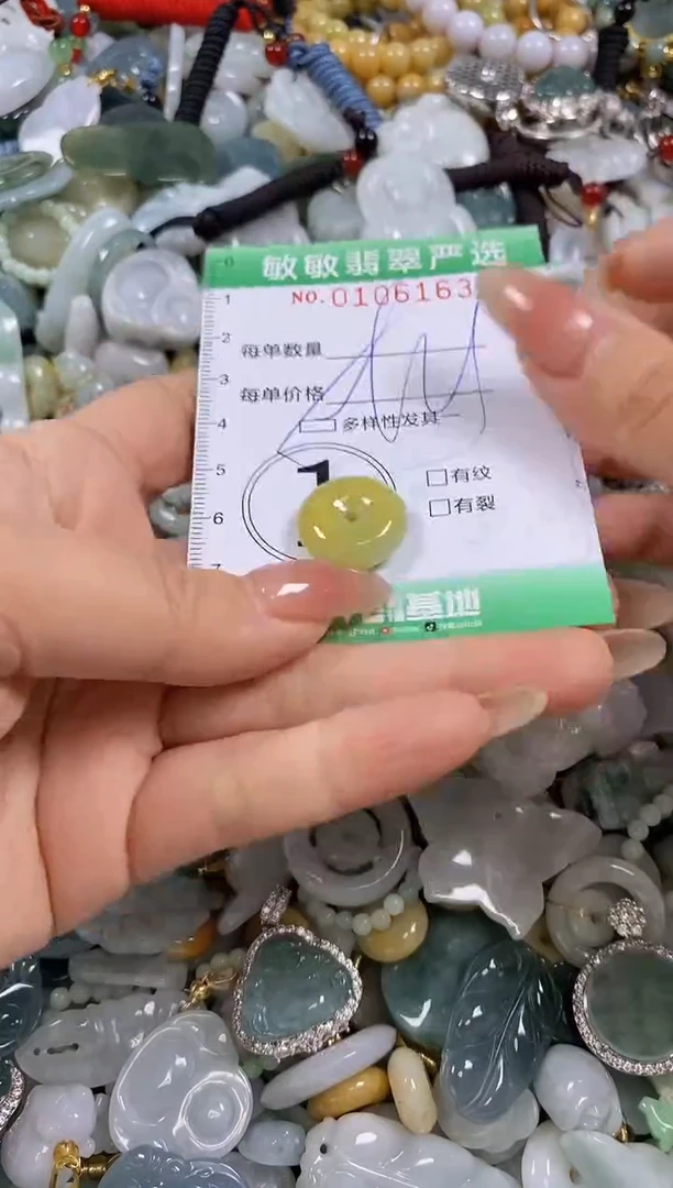 【闪购商品】翡翠颈饰未镶嵌闪购0106163多样性发其一