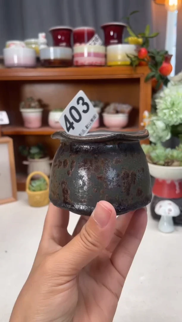 瓷片403知木小芳花盆