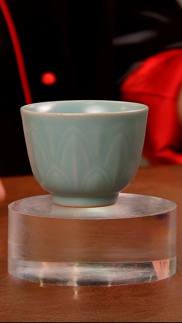 【闪购商品】瓷片790二级深腹莲瓣杯.........