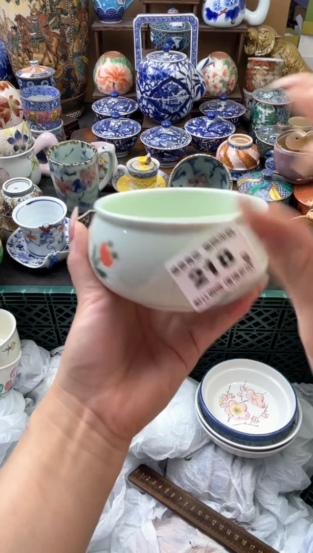 瓷片茹***庄218号六六工艺品瓷器
