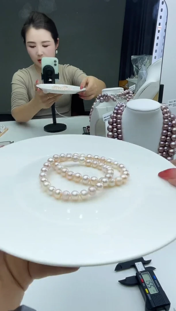 未镶嵌手链淡水珍珠白色系手链