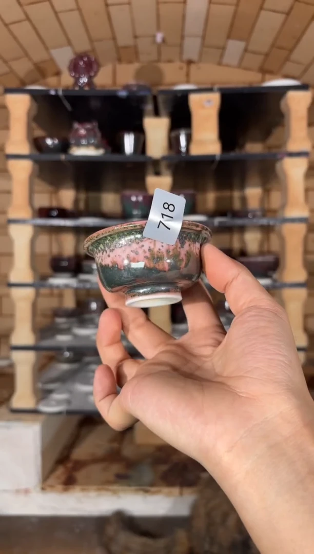 摆件精品窑变钧瓷茶器