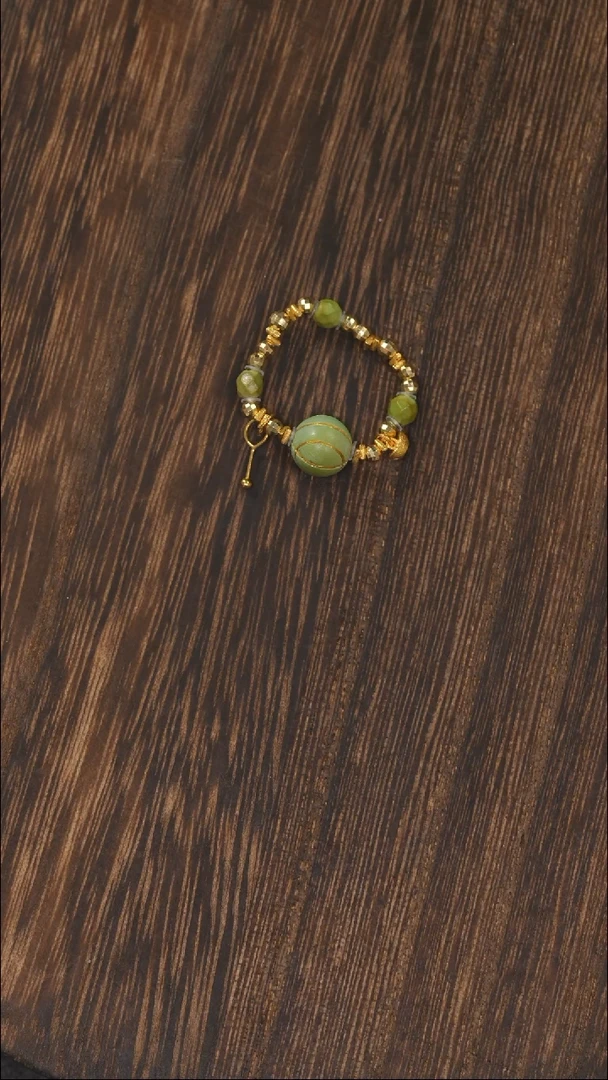 【闪购商品】绿松石戒指18K金镶嵌1