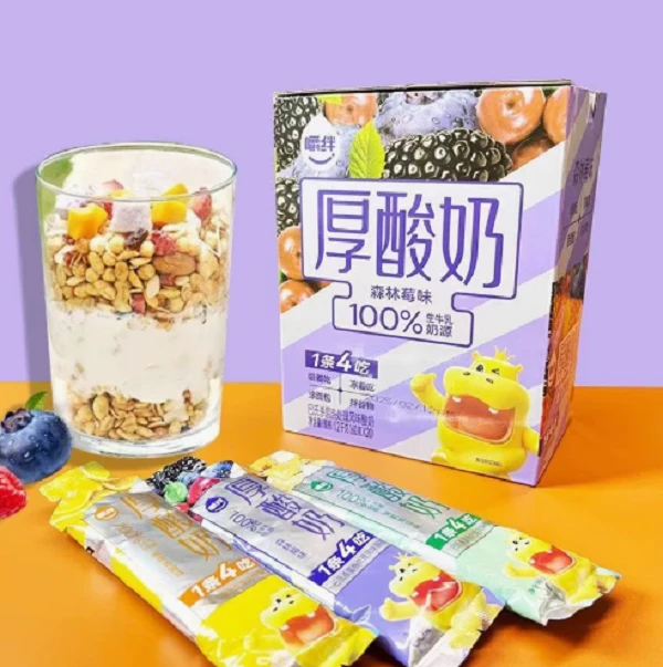 嚼绊厚酸奶风味发酵乳60g*20