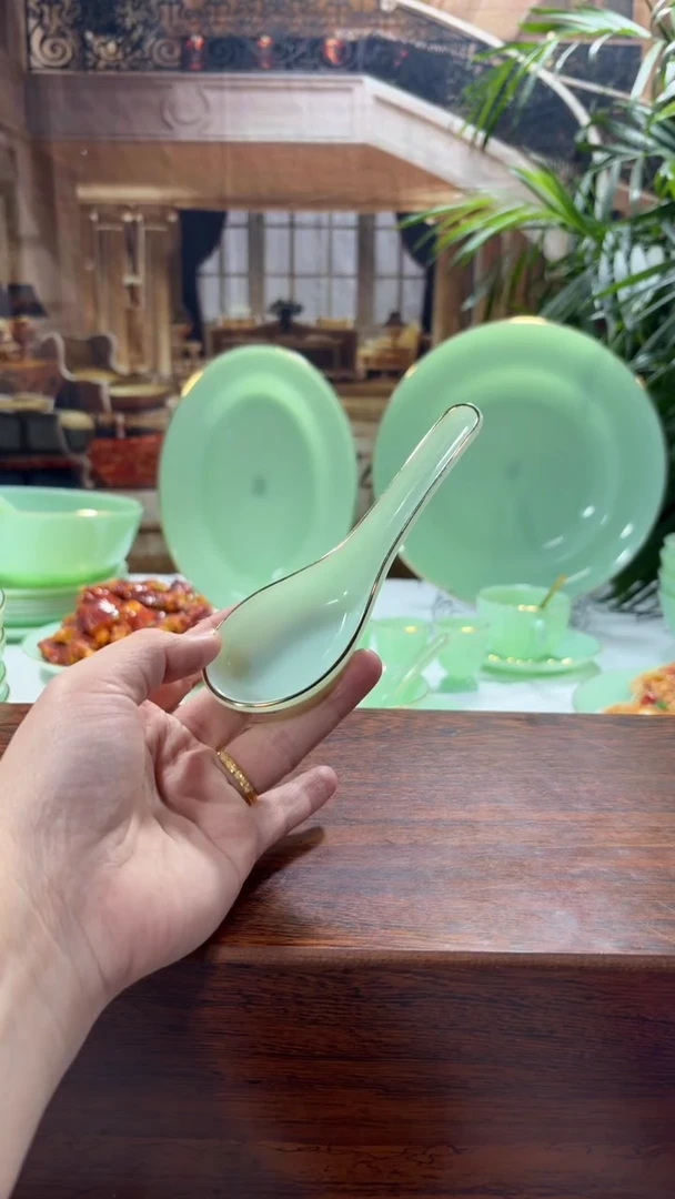 【闪购商品】...小汤勺玉瓷6个  【贝美】