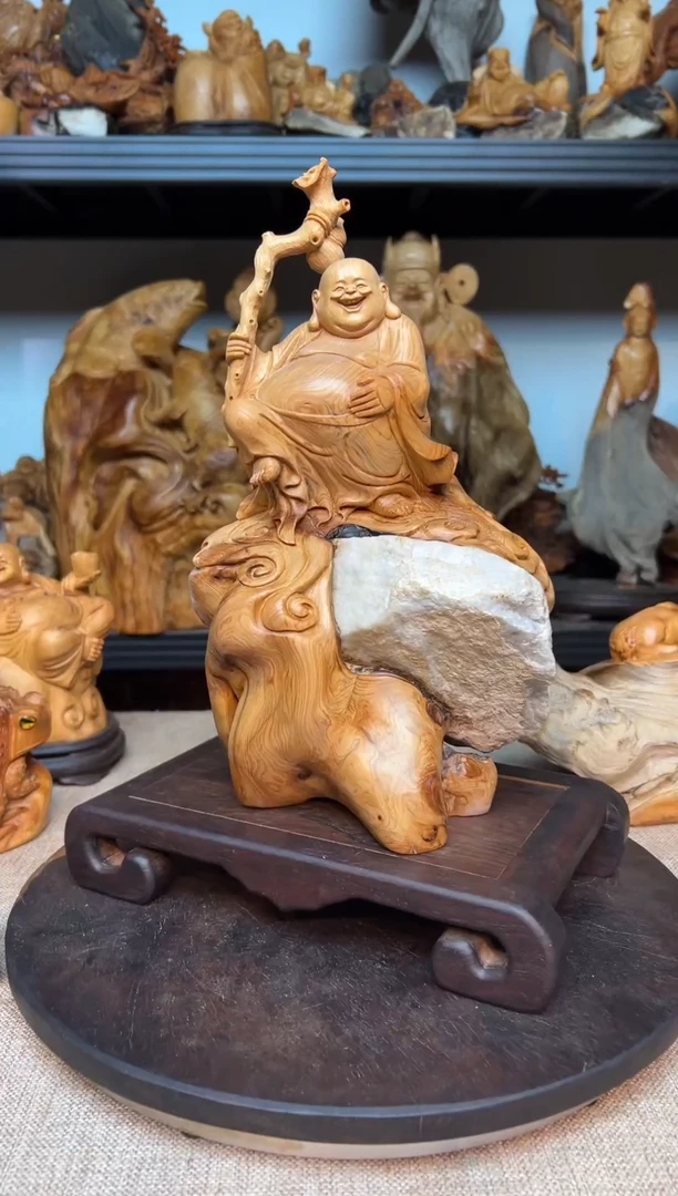 柏木（崖柏）崖柏雕刻件