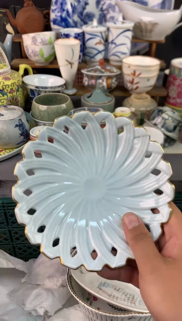 瓷片茶盏陶瓷陶片