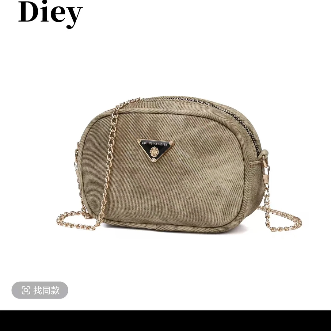 DIEY/2024年秋冬款百搭小巧斜挎包D001卡其色