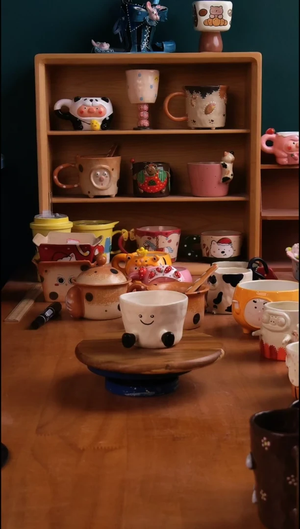 摆件陶景德镇原创手工陶瓷