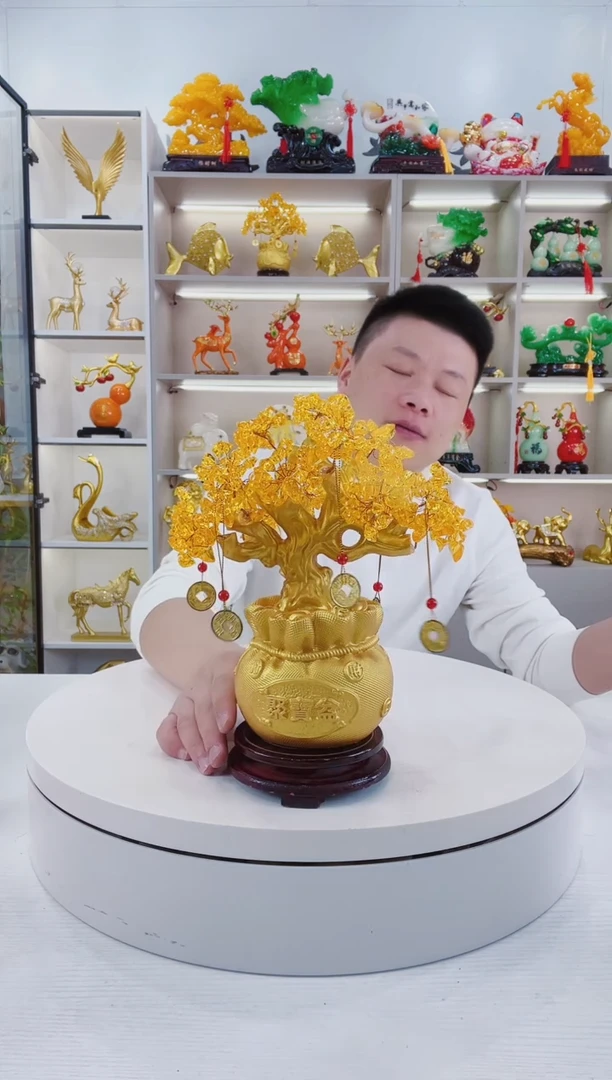 摆件大号发米树摆件