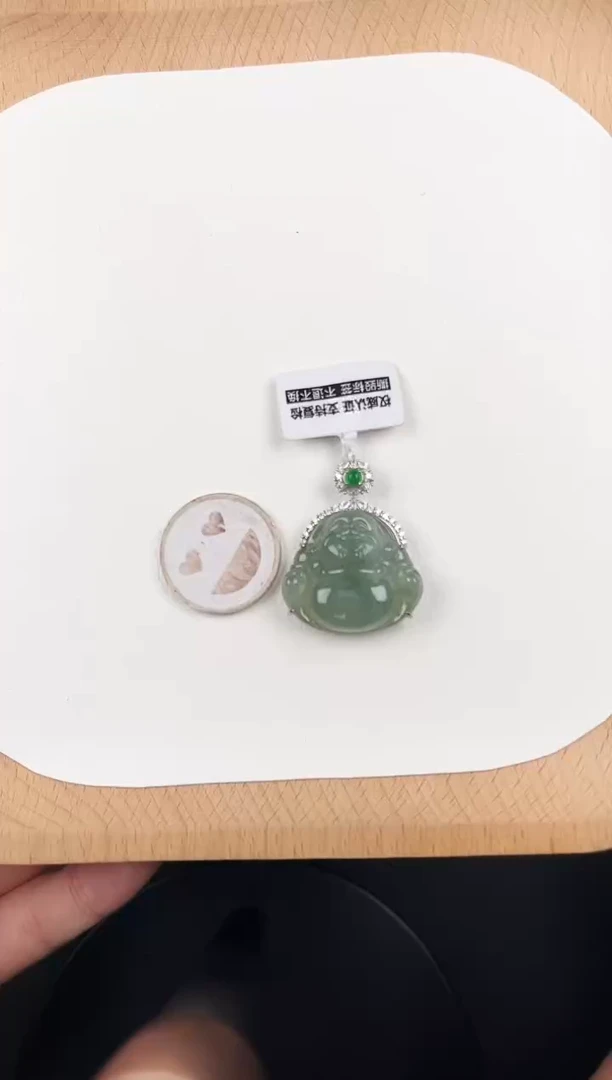 颈饰未镶嵌翡翠孤品-49