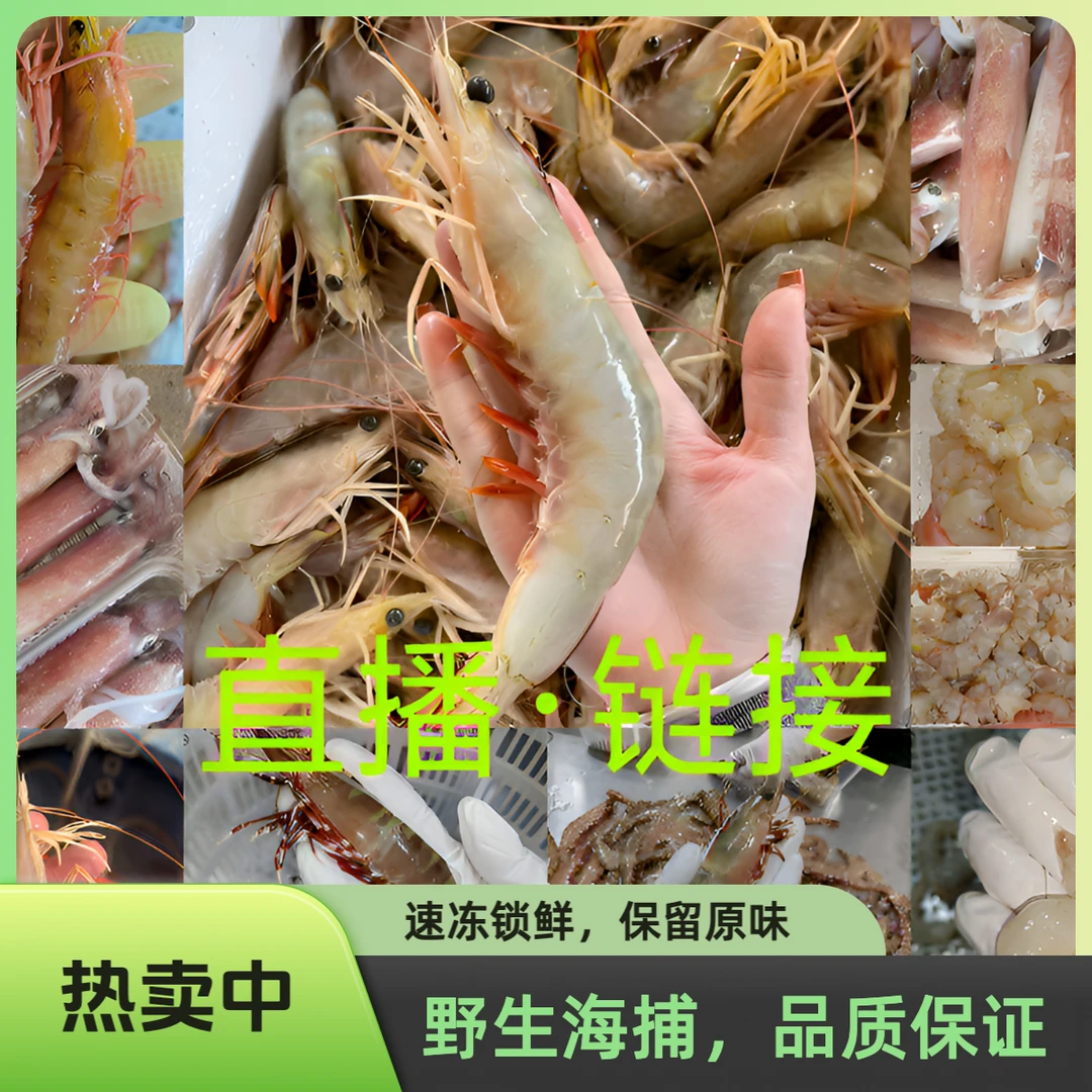 直播改价链接（以主播介绍为主）明虾麻虾、虾仁顺丰冷链广东包邮