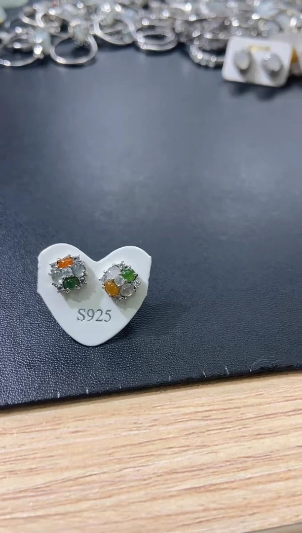 未镶嵌翡翠耳饰天然翡翠A货41