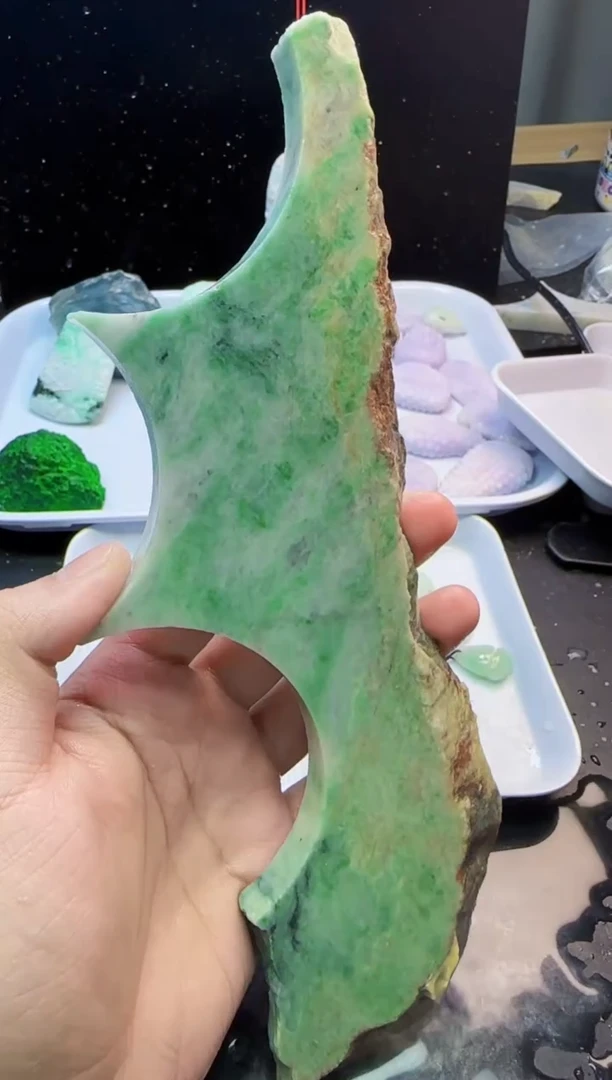 颈饰未镶嵌翡翠028天然A货翡翠