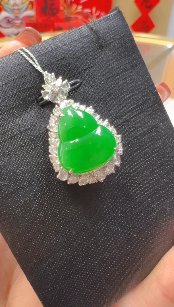 【闪购商品】翡翠吊坠(不含链)18K金镶嵌多样性团购发一件