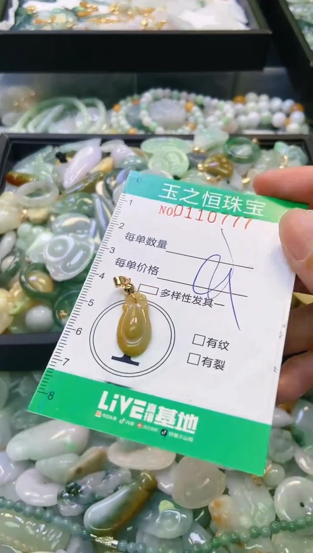 翡翠未镶嵌颈饰闪购0110777