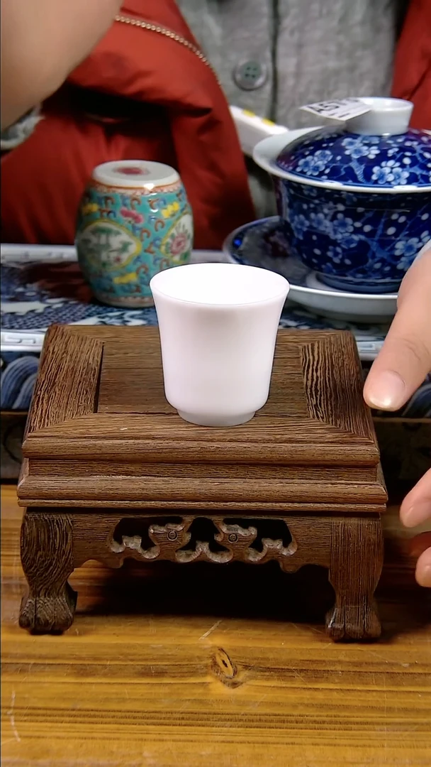 摆件景德镇陶瓷茶具茶杯摆件574