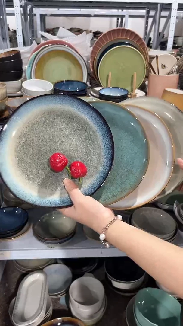 【闪购商品】瓷片外贸尾货瑕疵满20包邮X4 小盘组合