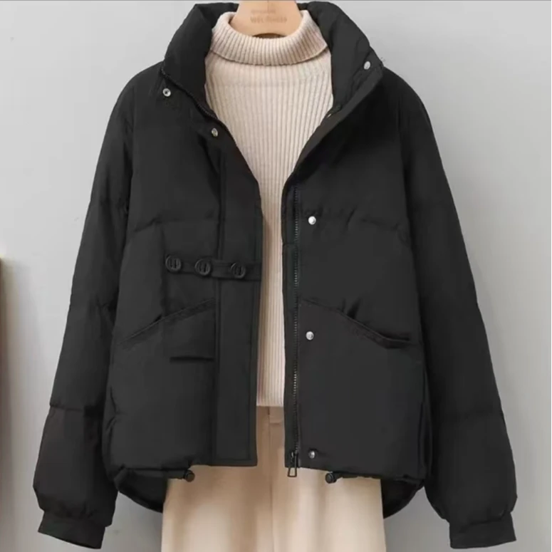 【慕羽】2025新款羽绒服休闲保暖女短款百搭冬季秋冬显瘦