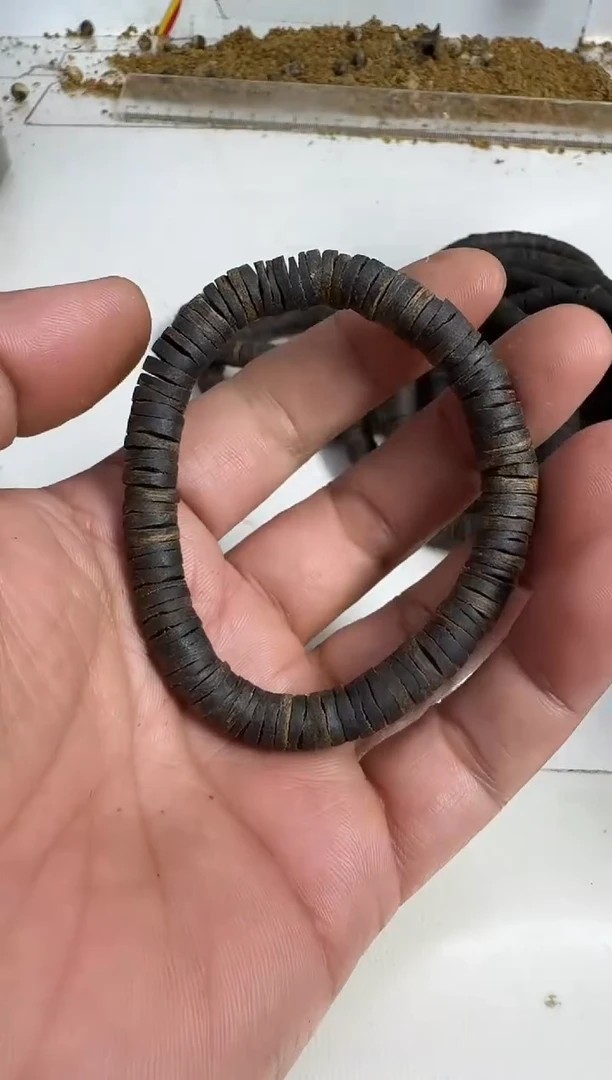 手串沉香乌身0.8规格单圈8克片珠沉水