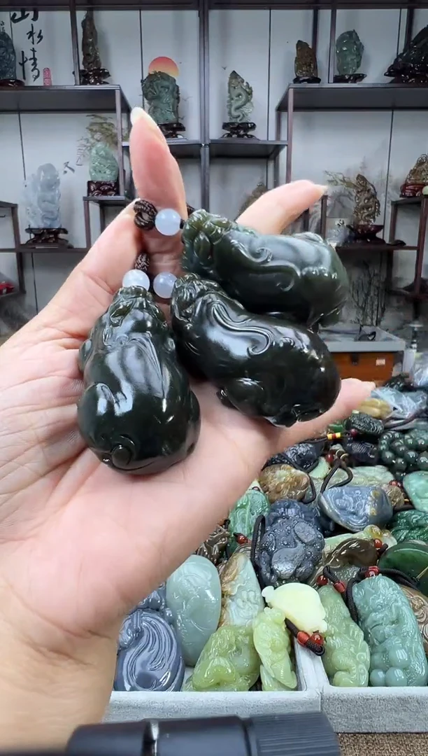 和田玉未镶嵌把件多样性发货 拍一发一