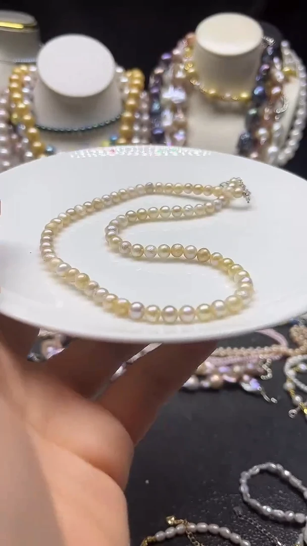 颈饰未镶嵌淡水珍珠多人