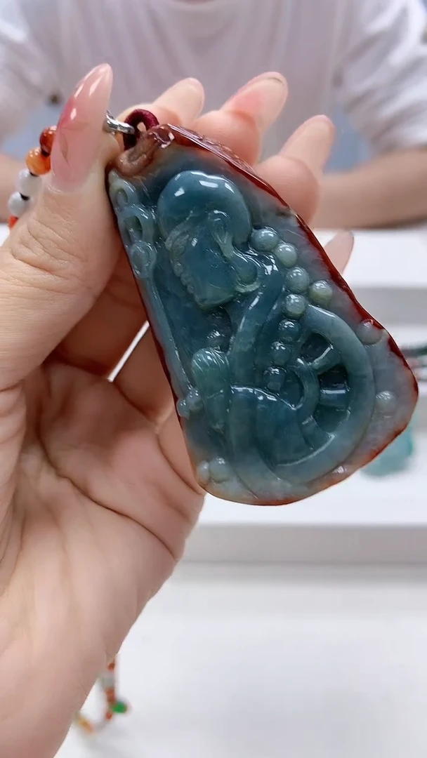 未镶嵌定制翡翠4990ty-毛货挂件76