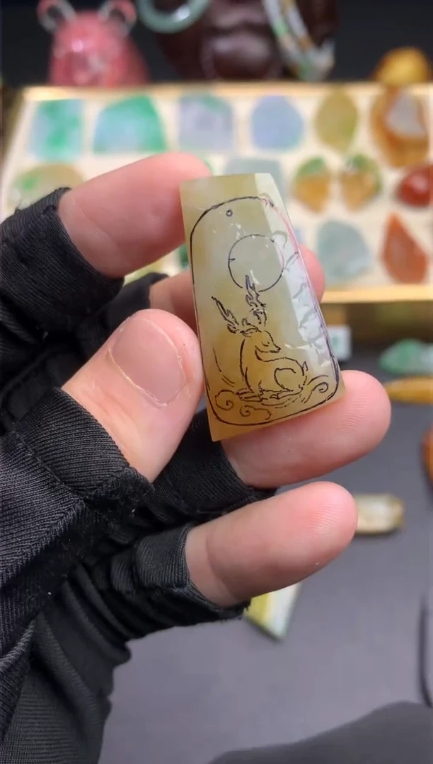 未镶嵌定制翡翠天然翡翠裸石（包工）