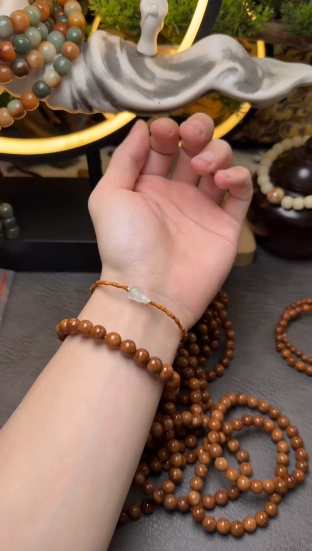 未镶嵌橄榄核吊坠橄榄核竹节葫芦单圈