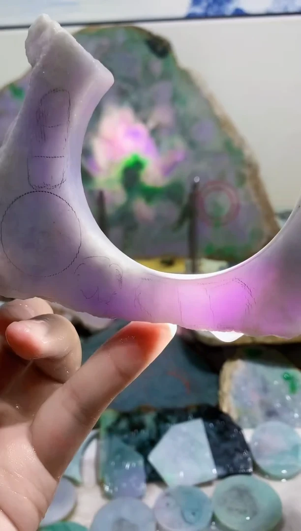 裸石翡翠0蒙0翡翠珠宝520