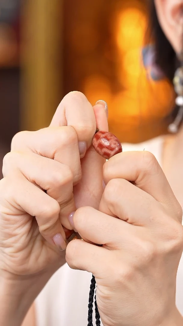 未镶嵌颈饰玛瑙/玉髓（覆膜）Z32809多样性发其一单珠