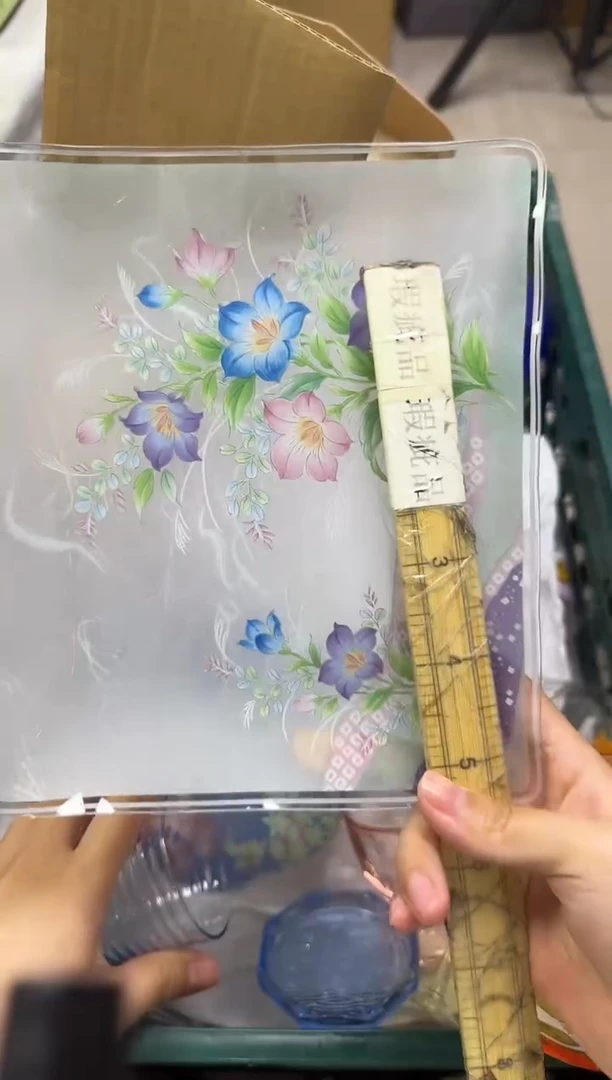 手工艺品玻璃牛*954磕，瑕疵