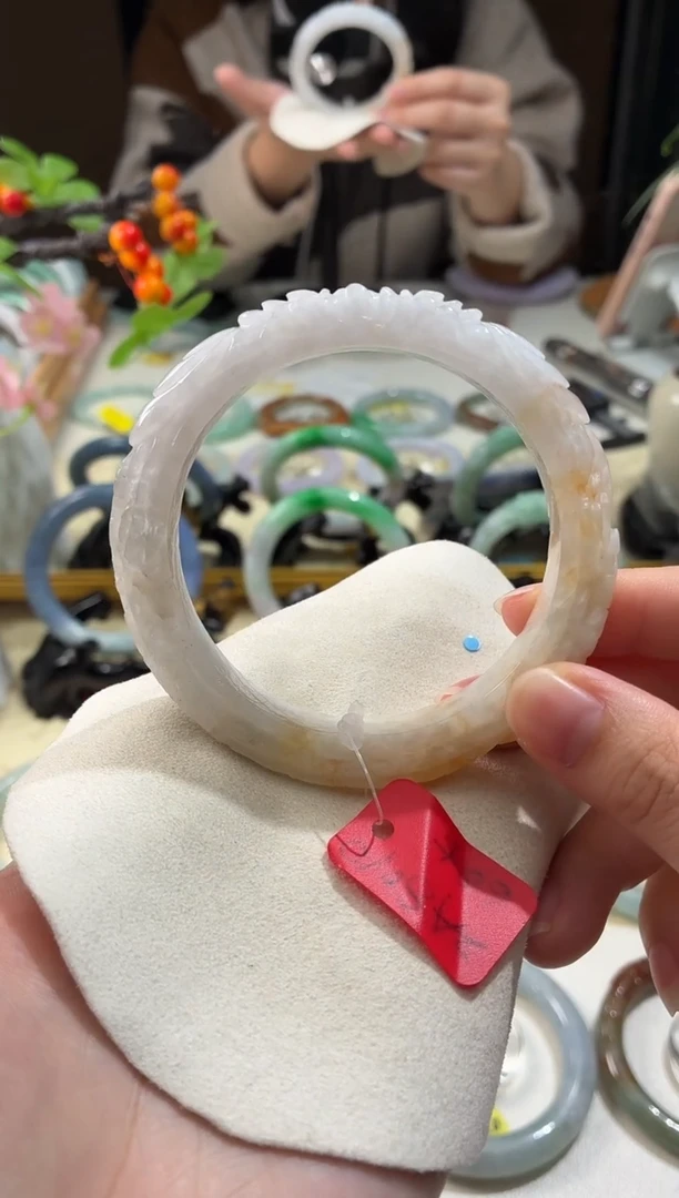 未镶嵌手镯翡翠3  翡翠手镯 60