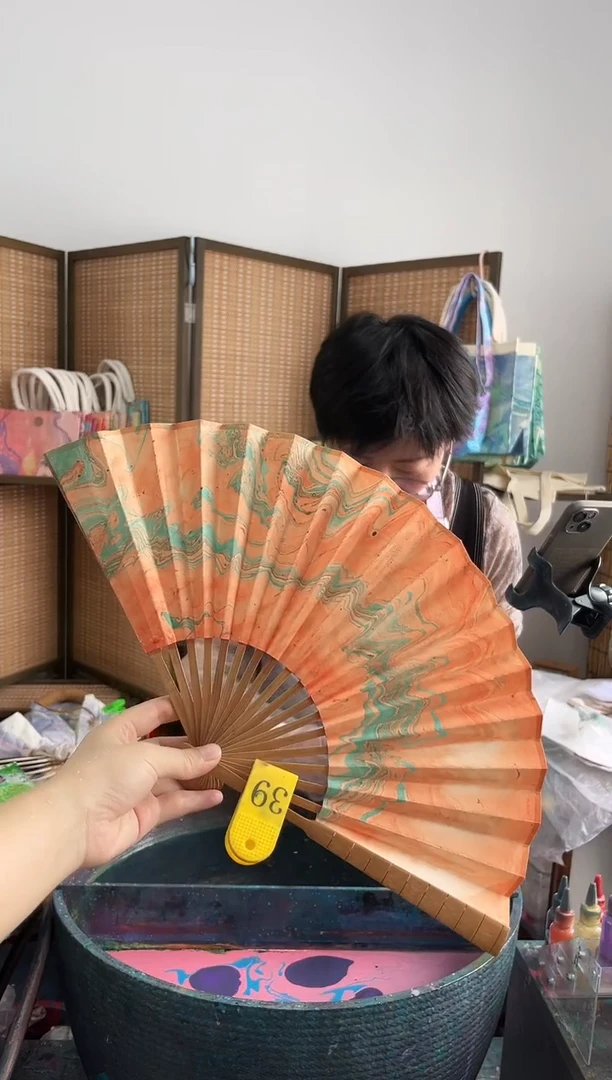 39扇子漆仙女直播闪拍