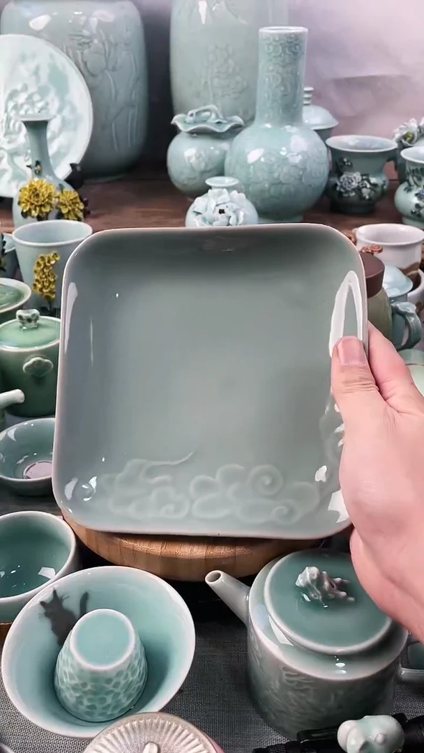 【闪购商品】特价 微瑕 慧仙青瓷