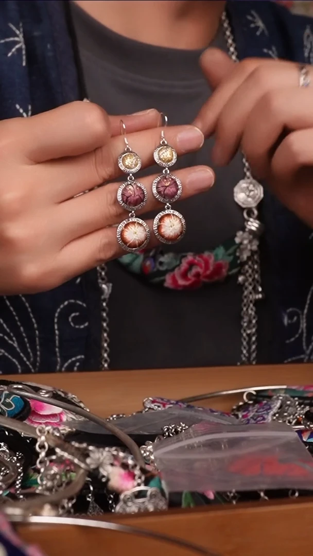 刺绣圆****方045 高吉文创  直播老绣