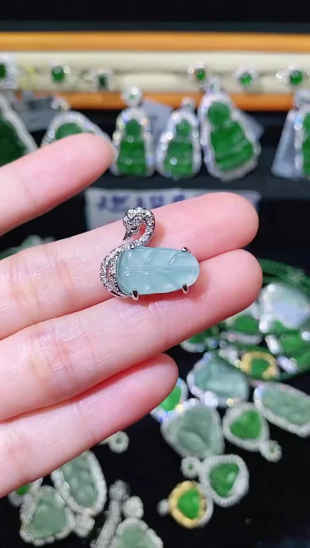 翡翠未镶嵌颈饰精美翡翠-多样性只发一件S962