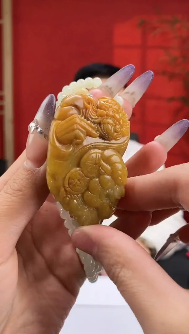 和田玉未镶嵌颈饰C221