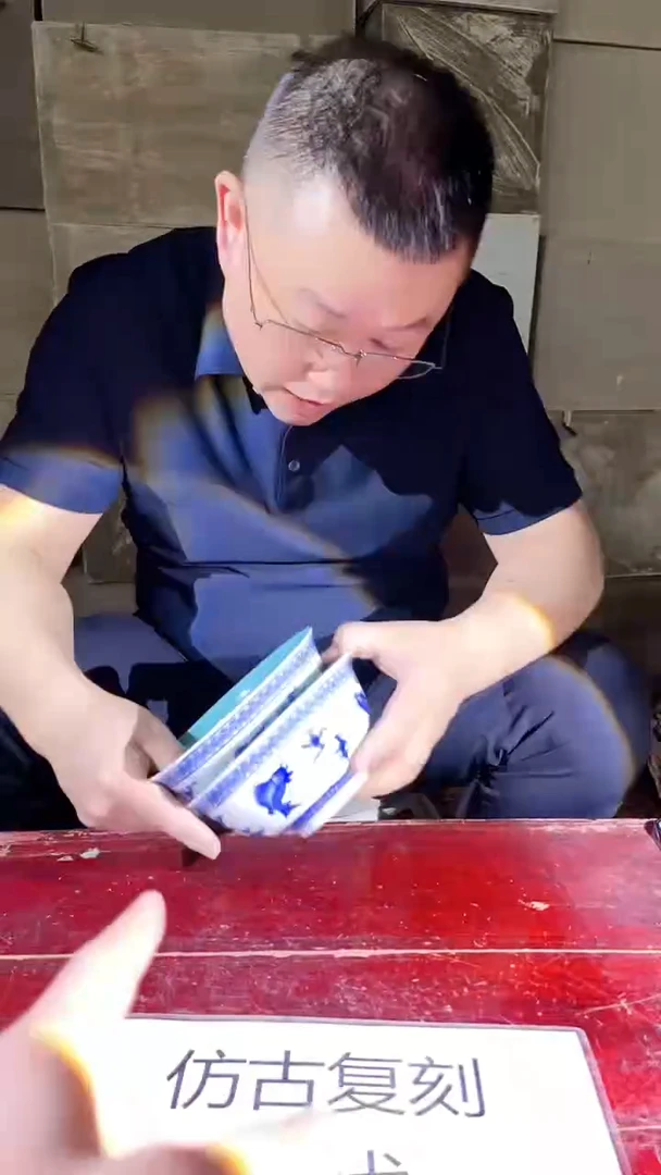 摆件景德镇陶瓷流水35