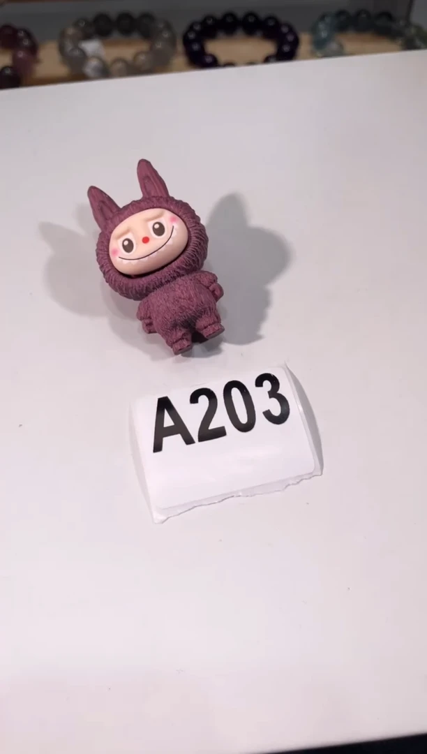 水晶手链未镶嵌多样性发一 A203木 紫 拉布布